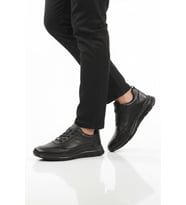 MARCOMEN Siyah Hakiki Deri Bağcıklı Erkek Sneaker 152-22336 M