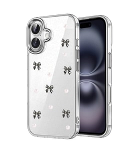 Apple İphone 16 Plus Fiyonk Desenli Kapak - Desen 8