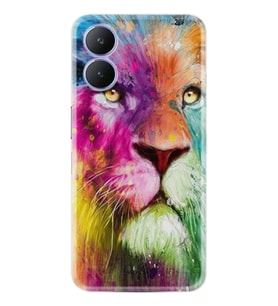 Vivo Y17s Kılıf Resimli Desenli Baskılı Silikon Colorfull Leon 2 1388