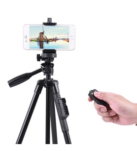 Yunteng VCT 5208 Bluetooth Kumandalı Telefon 3 Ayak Tripod 125 Cm