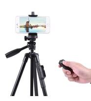 Yunteng VCT 5208 Bluetooth Kumandalı Telefon 3 Ayak Tripod 125 Cm