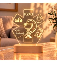 İsme Özel Eczacı Gece Lambası