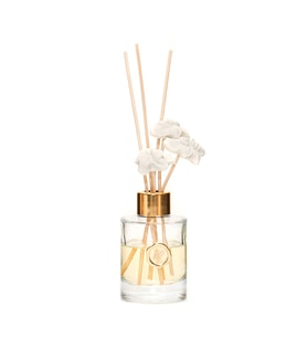 100 ml Gold Boyunlu Cam Şişe Vanilya Sandal Oda Kokusu (Renksiz)
