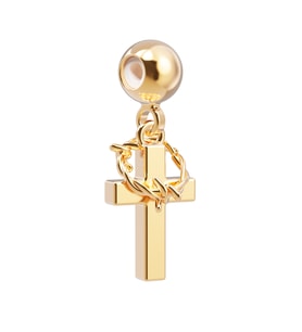 Chocli 18 Ayar Altın Kaplama Charm - Cross