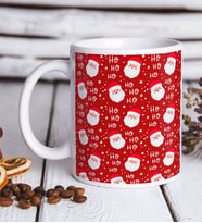 BK Gift Noel Baba Tasarımlı Beyaz Kupa Bardak-10
