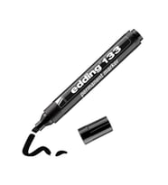 Edding Siyah Koli Çuval Permanent Marker Kalemi Kesik Uç (10 Lu Paket)