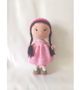 Şirin Cupcake Bebek Amigurumi Organik Oyuncak