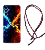 Samsung A23 A31 A32 A50 A51 A52 A53 A70 Kılıf Boyun Asklı Rasta Silikon Red Blue Leon 1714