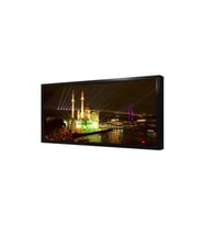 Gece Ortaköy ve Boğaziçi Çerçeveli Mdf Tablo