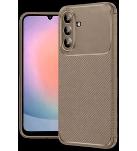 Galaxy A37 5G Auto Focus Karbon Kapak - Kahverengi