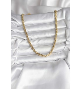 14K Gold Renk Kaplama Burgu Model CM Kadın Kolye 5886 - HPSBYI9354-3270