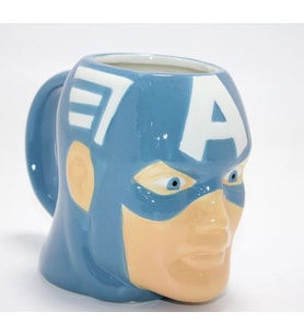 Marvel Captain America (kaptan Amerika) 3d Kabartmalı Karakter Kupa Bardak Alk4542