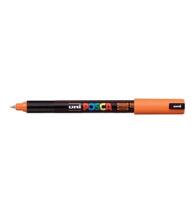 UNİ POSCA SU BAZLI POSTER MARKER 0.7  PC-1MR 0.7 TURUNCU
