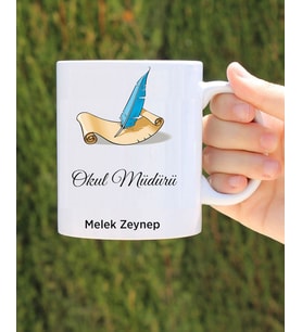 okul müdürü özel tasarım kupa bardak