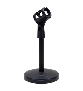Magicvoice DS-101 Metal Masa Üstü Mikrofon Tutacağı (Döküm Ağır Taban, 28mm Klips, Ayarlanabilir Açı)