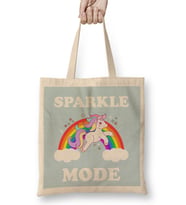 Unicorn Sparkle Mode Bez Çanta Uzun Saplı