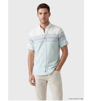 LCWAIKIKI Classic Yeşil Regular Fit Armürlü Erkek Gömlek