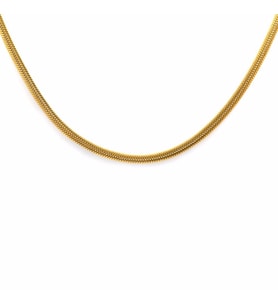 Gold Renk Çelik Kadın Snake Zincir (Çok Renkli)