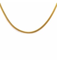 Gold Renk Çelik Kadın Snake Zincir (Çok Renkli)
