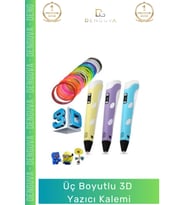 #ÇocukYazıKalemi Profesyonel Tasarım PLA ABS Filamentli Güvenli Çocuk Hobi Boyutlu Çizim Yazıcı Kale