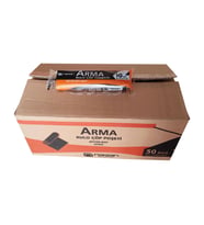 Arma Standart Büyük Boy 50 Litre Çöp Torbası Poşeti / 65 x 80 Cm - Siyah - 10 Adetlik 50 Rulo / Koli