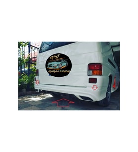 VOLKSWAGEN TRANSPORTER T4 EGZOZ GÖRÜNÜMLÜ ARKA EK FİBER BOYASIZ
