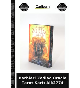Özel Üretim Zodyak Kahin Fal Gelecek Koleksiyon Barbieri Zodiac Oracle Tarot Kartı Alk2774