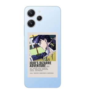 Xiaomi REDMI 12 Uyumlu Jojo's Bizarre Adventure Desenli Şeffaf Telefon Kılıfı