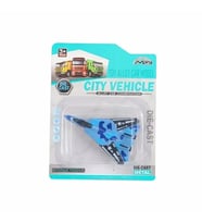 Mulvxurg  Urg02 Die Cast Metal F-14 Benzeri Savaş Uçağı Mavi Kamuflaj (Mulvix)