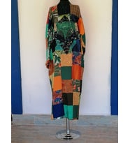 PATCHWORK YEŞİL KİMONO