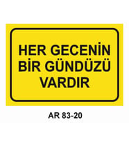 İŞ GÜVENLİĞİ UYARI LEVHASI 1 ADET PVC 21 X 29CM