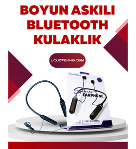 Polygold PG-100 Bluetooth Kulaklık – Ergonomik Boyun Bantlı Tasarım Net Ses ve Konfor