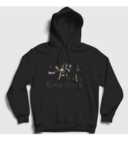 Presmono Unisex Siyah Band Evanescence Kapüşonlu Sweatshirt 145998tt