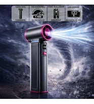 Mioji AD72 Pro 8000mAh 150000RPM Taşınabilir Güçlü Hava Üfleme Cihazı - Gri