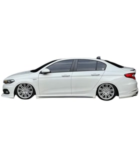 Fiat Egea (2015 - 2022) Custom Yan Marşpiyel Seti (Plastik)
