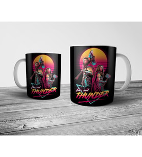 Pixxa Thor Love & Thunder Retro Kupa Bardak Model 1