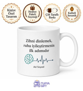 Psychiatrist Baskılı Psikiyatristlere Özel Kahve Kupası Hediye Bardak
