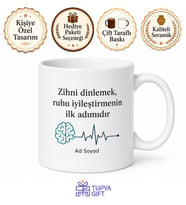 Psychiatrist Baskılı Psikiyatristlere Özel Kahve Kupası Hediye Bardak