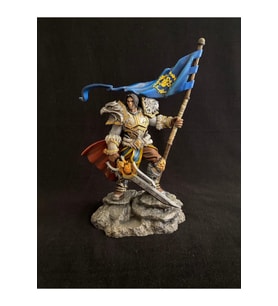 World of Warcraft Varian Wrynn Figür WOW Varian Wrynn Obje 25CM Büyük Boy