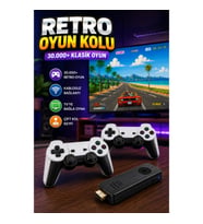 X8 Pro 3D Game Stick Pro Çift Joystick Retro Oyun Konsolu 30.000 Oyunlu Yüksek Çözünürlük