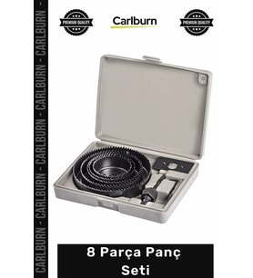 #Punch Ağaç Kesme Testere Matkap Ucu Alçıpan Tavan Metal Plastik MDF Delme Testeresi 8 Parça Panç Se