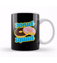 Funny Donut Squad Hilarious Donut Obsessed Pun Kupa Bardak Porselen