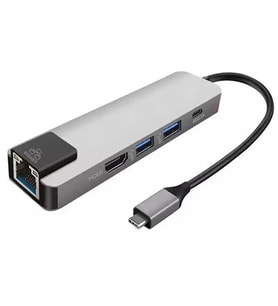 ALLY 5İN1 USB 3.1 Type C To HDMI 2xusb 3.0 RJ45 Ethernet Dönüştürücü Adaptö - SSSSSS8466-1