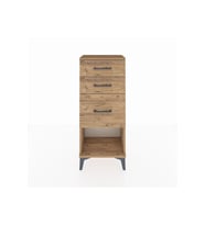 Arges Komodin 3 Çekmeceli 44x30x106 Çam-Çam