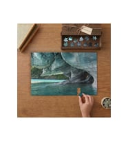Mermer Mağaralar - Şili Tasarımı 240 parça Ahşap Puzzle Ahşap Kutuda MP09527