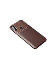 Samsung Galaxy M11 Uyumlu Kılıf Zore Negro Silikon Kapak (Kahverengi)