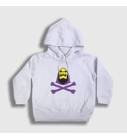 Presmono Unisex Çocuk Beyaz Skeletor İskeletor He Man Kapüşonlu Sweatshirt 434017tt (Beyaz)