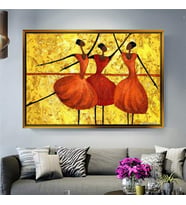 Altın Çerçeveli dekoratif tablo a1013 (Gold)