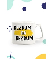 Bezdum da bezdum karadeniz laz yöresel espirili söz hediye çay kahve lüks kupa bardak kısa fincan