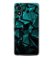 TCL 303 Kılıf Resimli Desenli Baskılı Silikon Green Prizmas 1348